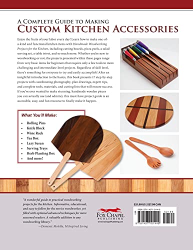 Handmade Woodworking Projects for the Kitchen